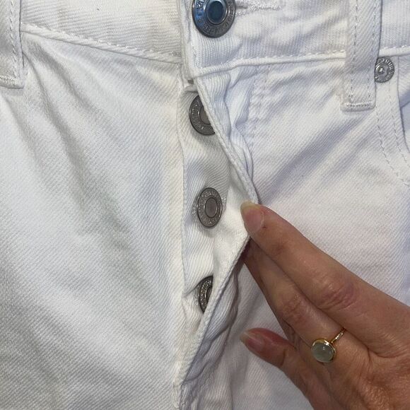 American Eagle Outfitters‎ Womens Tomgirl Button-Fly Straight-Leg Jeans Size 6 - Picture 6 of 12